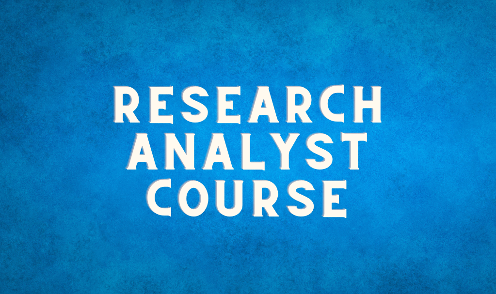 research analyst course nse