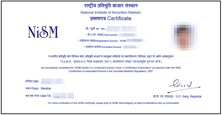 Nism Certification India Nism Exam Nism Course Fees Ifmc Institute