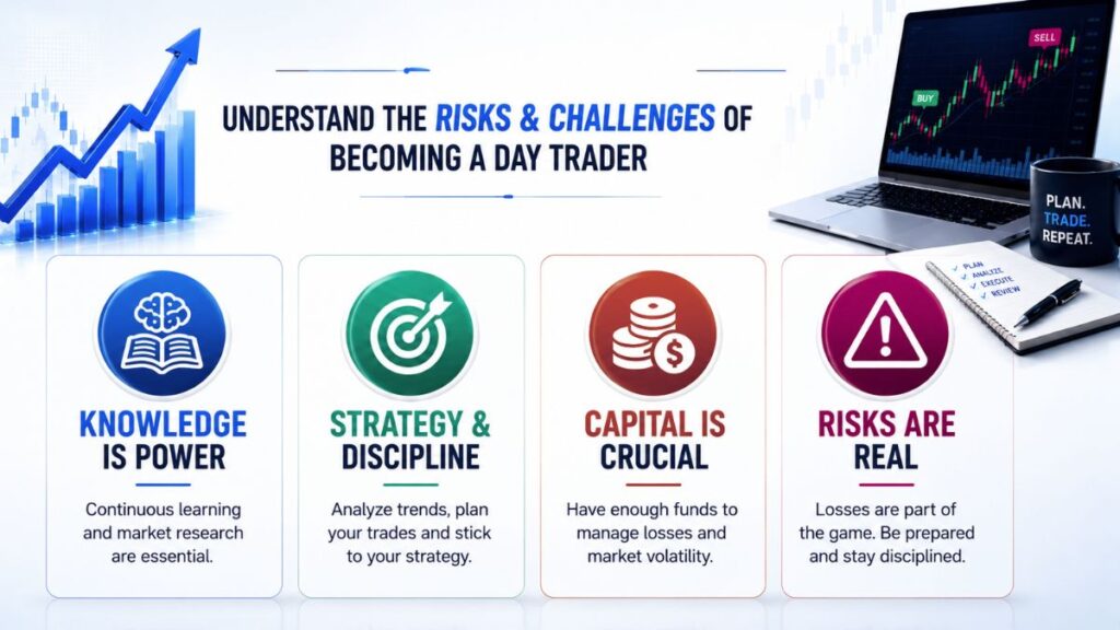 risks and challenges of day trader