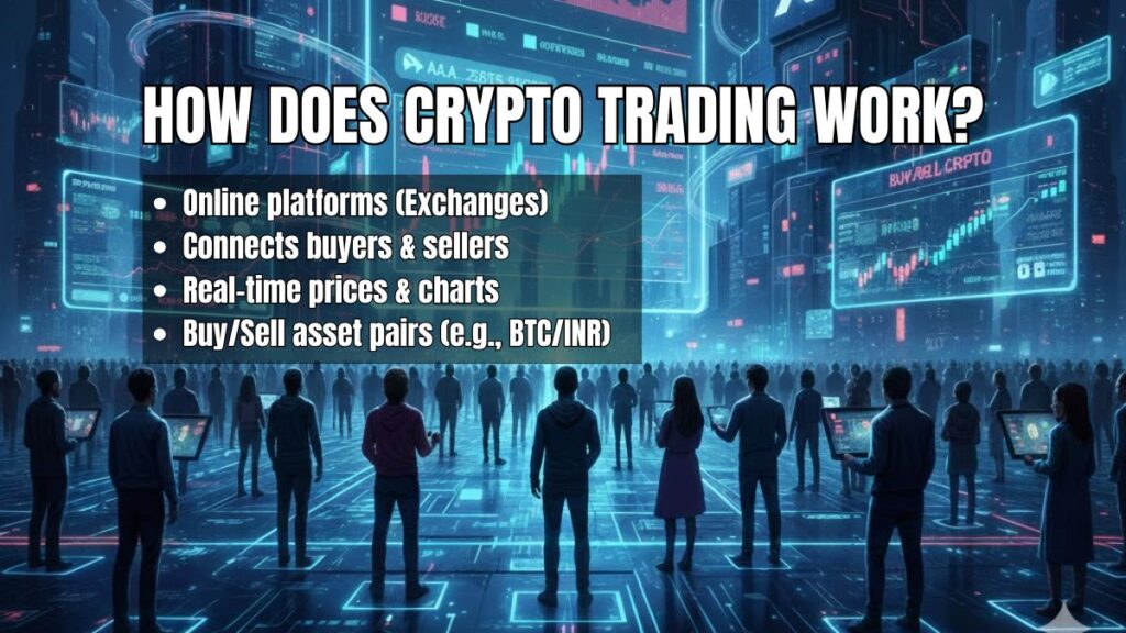how does crypto trading work